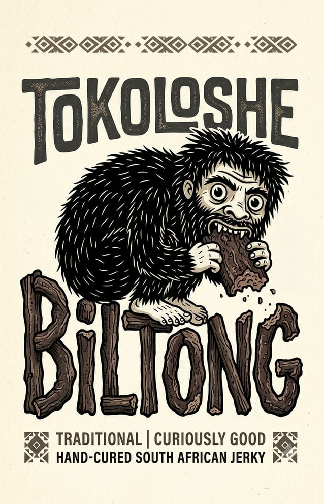 Tokoloshe Biltong, traditional and curiously good